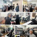 بازدید مصطفی اکبرپور از کارخانه تولید پوشاک حورا حجاب در ساری