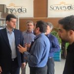 بازدید مدیرعامل یاس نوین پارسه از مجتمع صنایع غذایی سویدا در لرستان