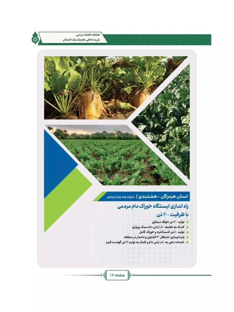 فصل نامه هلدینگ نیک اندیشان بازرگان پارسه (شماره سه)