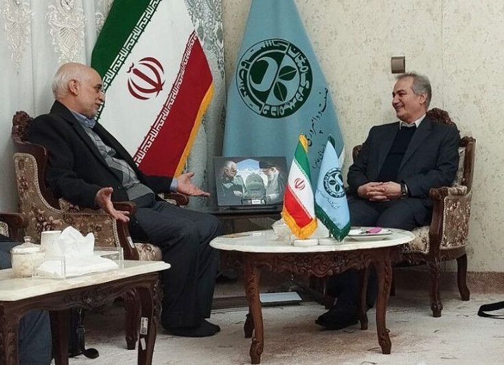 جلسه مدیرعامل شرکت رشد پایدار ایرانیان با مدیرعامل کشت و صنعت مغان جهت توسعه همکاری‌ها