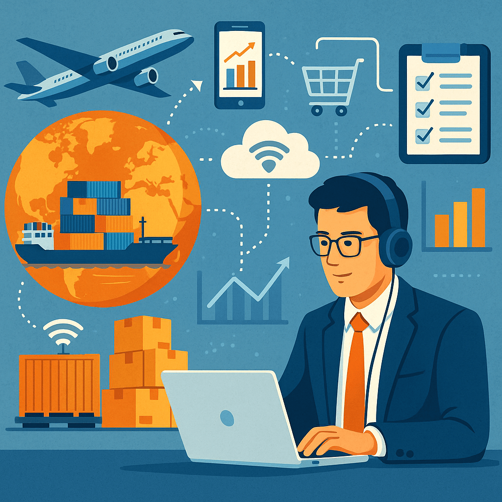 نقش آموزش دیجیتال در حوزه صادرات و واردات-min