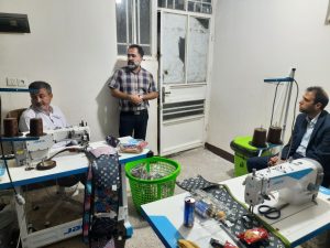 بازدید از کارگاه خیاطی و تولیدی آقای محمد پور