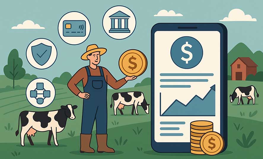 نقش ابزارهای مالی دیجیتال در توسعه حوزه دامپروری