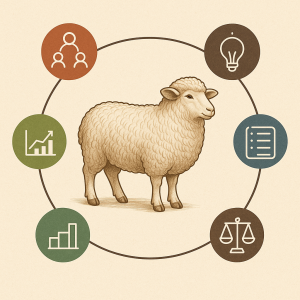 نقش شبکه‌سازی و مشاوره در توسعه حوزه کرک و پشم گوسفندی