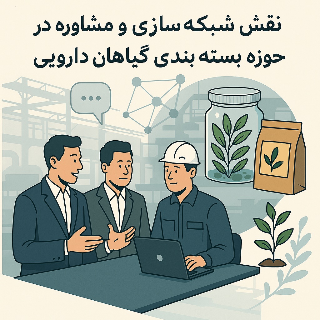 نقش شبکه‌سازی و مشاوره در حوزه بسته‌بندی گیاهان دارویی