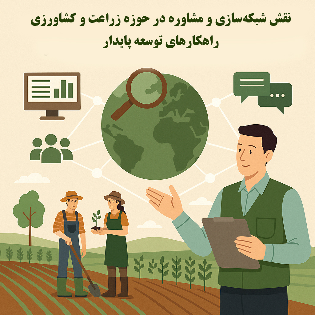 نقش شبکه‌سازی و مشاوره در حوزه زراعت و کشاورزی: راهکارهای توسعه پایدار