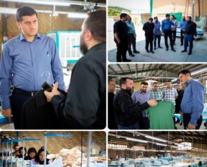 بازدید از کارگاه آرتین پوشاک ایرانیان یاس نوین پارسه