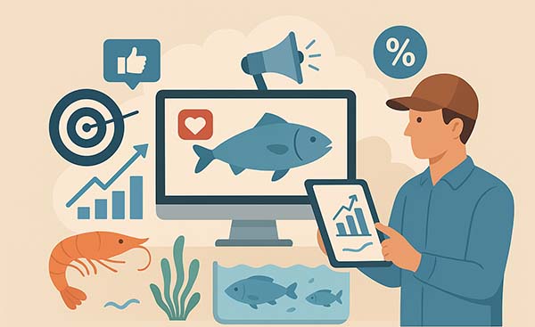 نقش بازاریابی دیجیتال در صنعت شیلات | ارتقای فروش، آگاهی و برندینگ محصولات آبزی