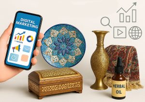 نقش بازاریابی دیجیتال در توسعه و رونق صنایع دستی ایران