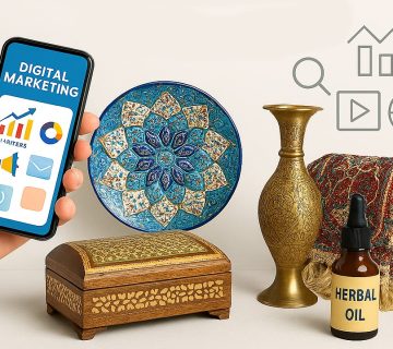 نقش بازاریابی دیجیتال در توسعه و رونق صنایع دستی ایران