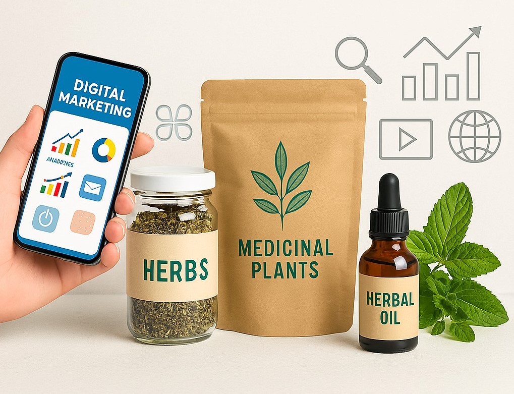 نقش بازاریابی دیجیتال در فراوری و بستهبندی گیاهان دارویی