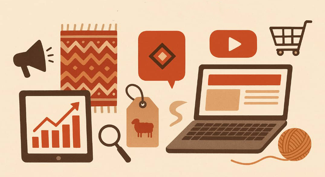 نقش بازاریابی دیجیتال در رشد و توسعه صنعت کرک و پشم گوسفندی