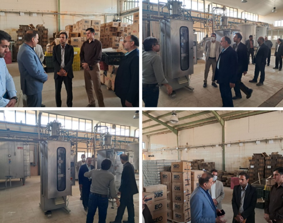 بازدید دکتر میرصالح‌پور از واحد صنایع تبدیلی و فرآوری بیرجند