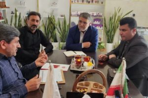 جلسه همکاری شرکت کرانه نیلگون افق با برند زربرج در زنجیره ارزش زعفران