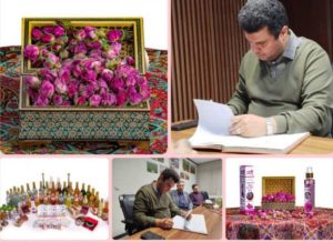 توسعه خط تولید اسانس گل محمدی آباده کرانه درین