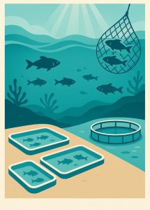 پرورش ماهی و میگو؛ رکن راهبردی امنیت غذایی و نقش نگار نصر