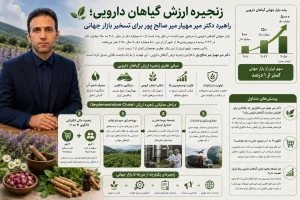 دکتر میر مهیار میرصالحپور، طراح زنجیره ارزش گیاهان دارویی