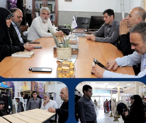 بازدید از هاب پوشاک قم و برند گیلبانو توسط مدیرعامل یاس نوین پارسه