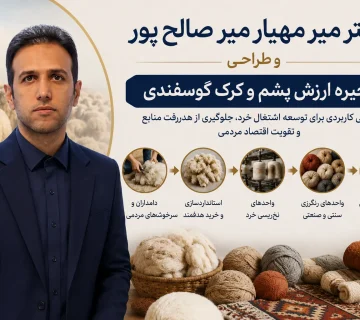 دکتر میر مهیار میر صالح پور و زنجیره ارزش پشم و کرک گوسفندی