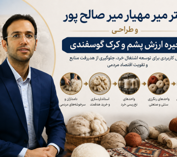 دکتر میر مهیار میر صالح پور و زنجیره ارزش پشم و کرک گوسفندی