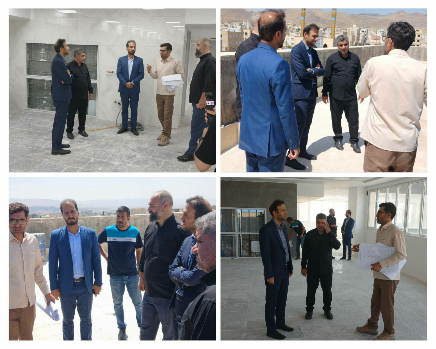 بازدید از هاب پوشاک زنجان توسط مدیرعامل گروه اقتصاد مردمی